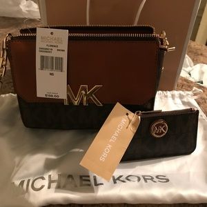 Cross Body Purse & Key Chain wallet